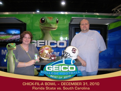 Kimberly and Me Chick Fil A Bowl 2011